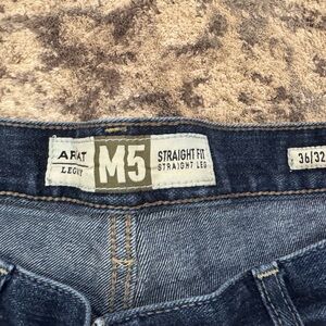 Straight Leg ARIAT 36x32 Men's Jeans - Blue